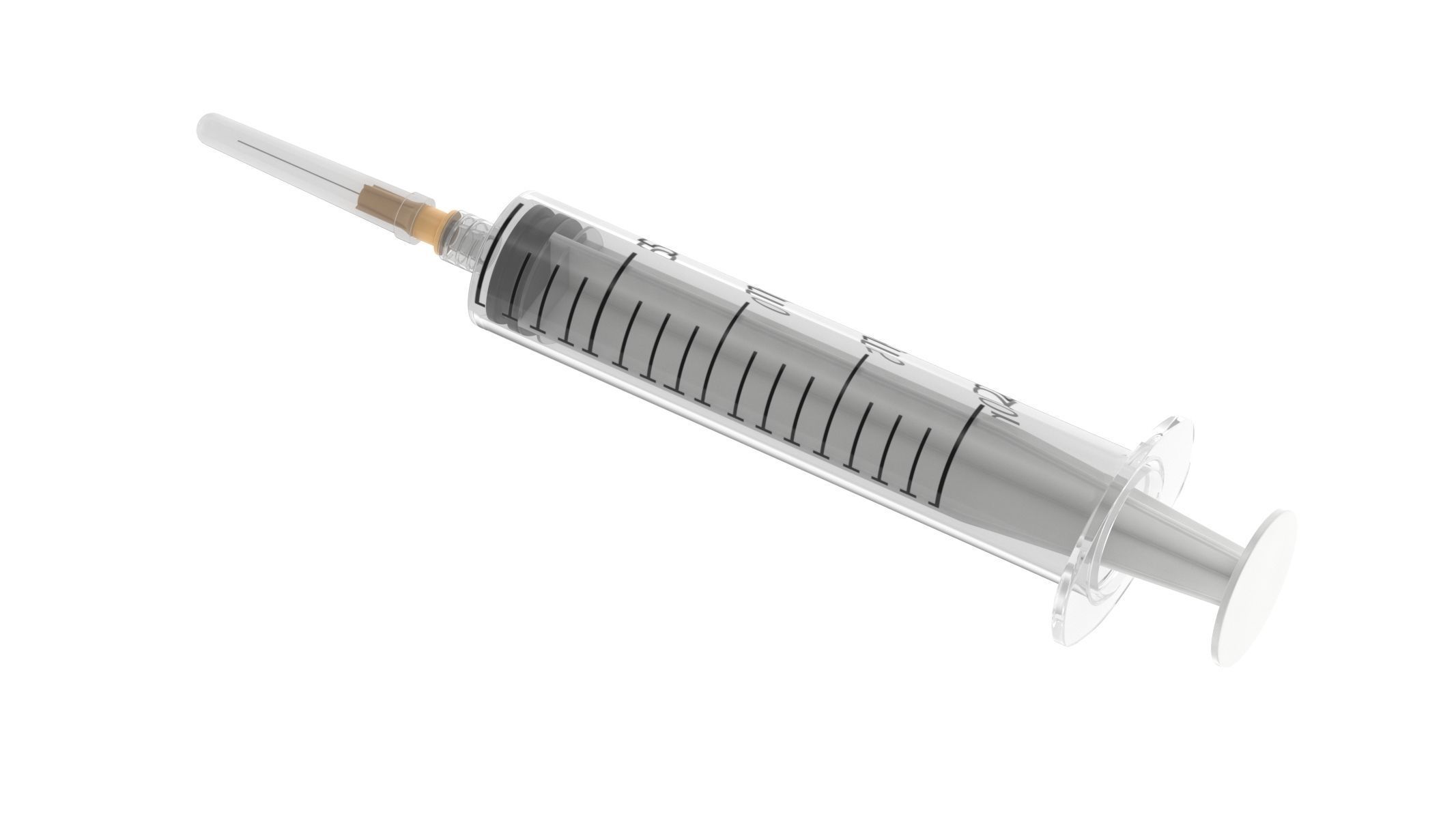 20ml Syringe 3D model_1