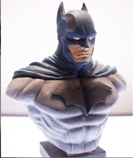 Batman Bust  Free 3D print model_7