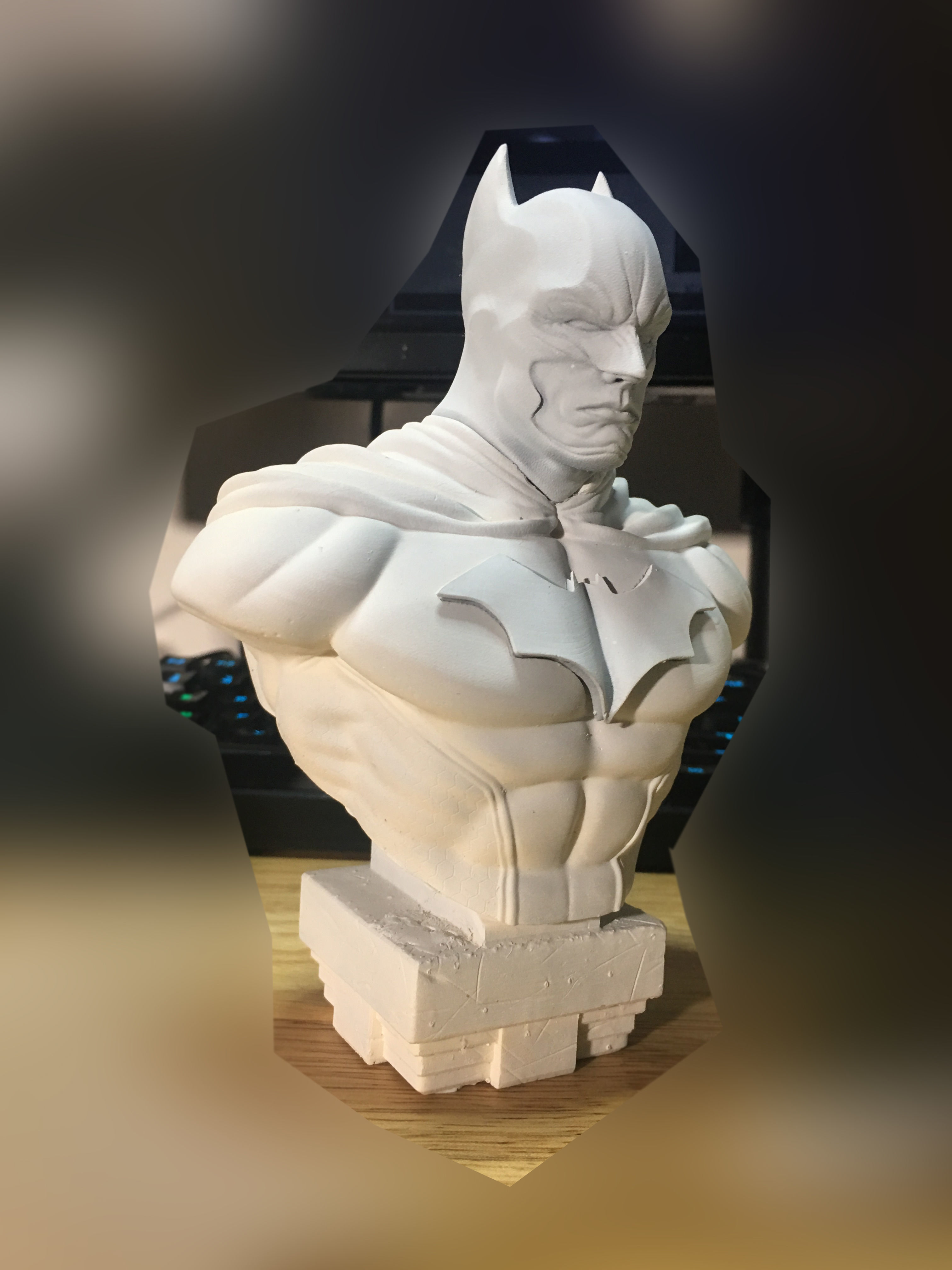 Batman Bust  Free 3D print model_8