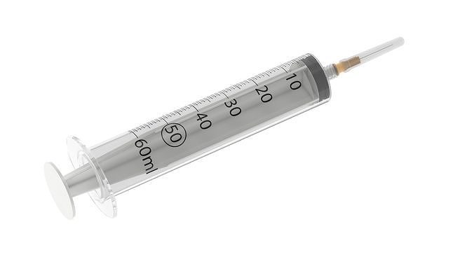 60ml Syringe 3D model
