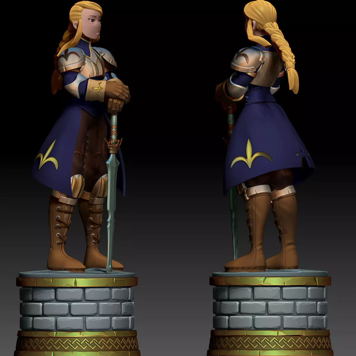 Agrias- Holy Knight- Final Fantasy Tatics 3D print model_0
