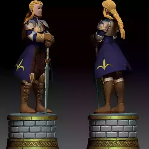 Agrias- Holy Knight- Final Fantasy Tatics 3D print model