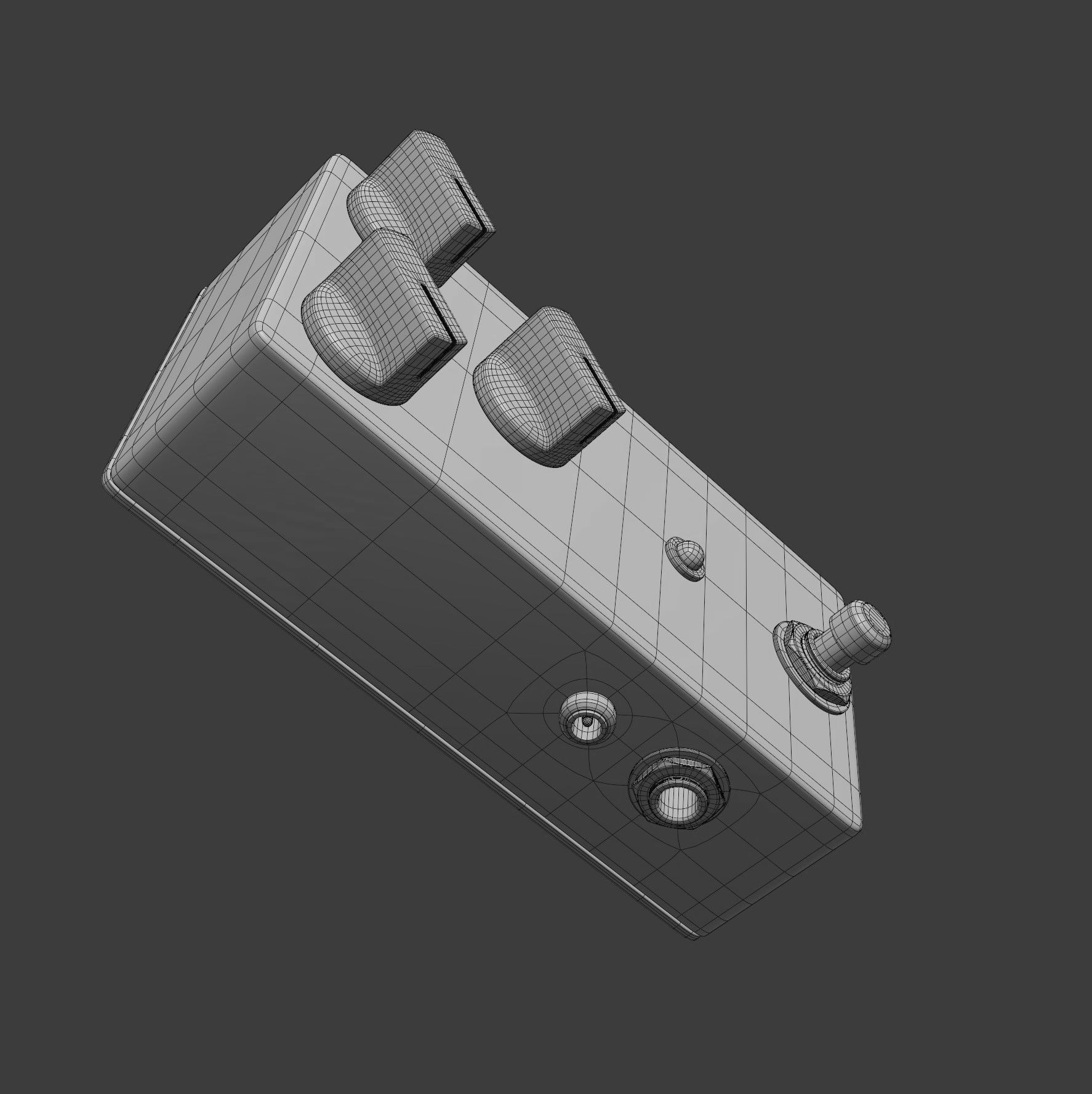 Jam Pedals Delay Llama 3D model_12