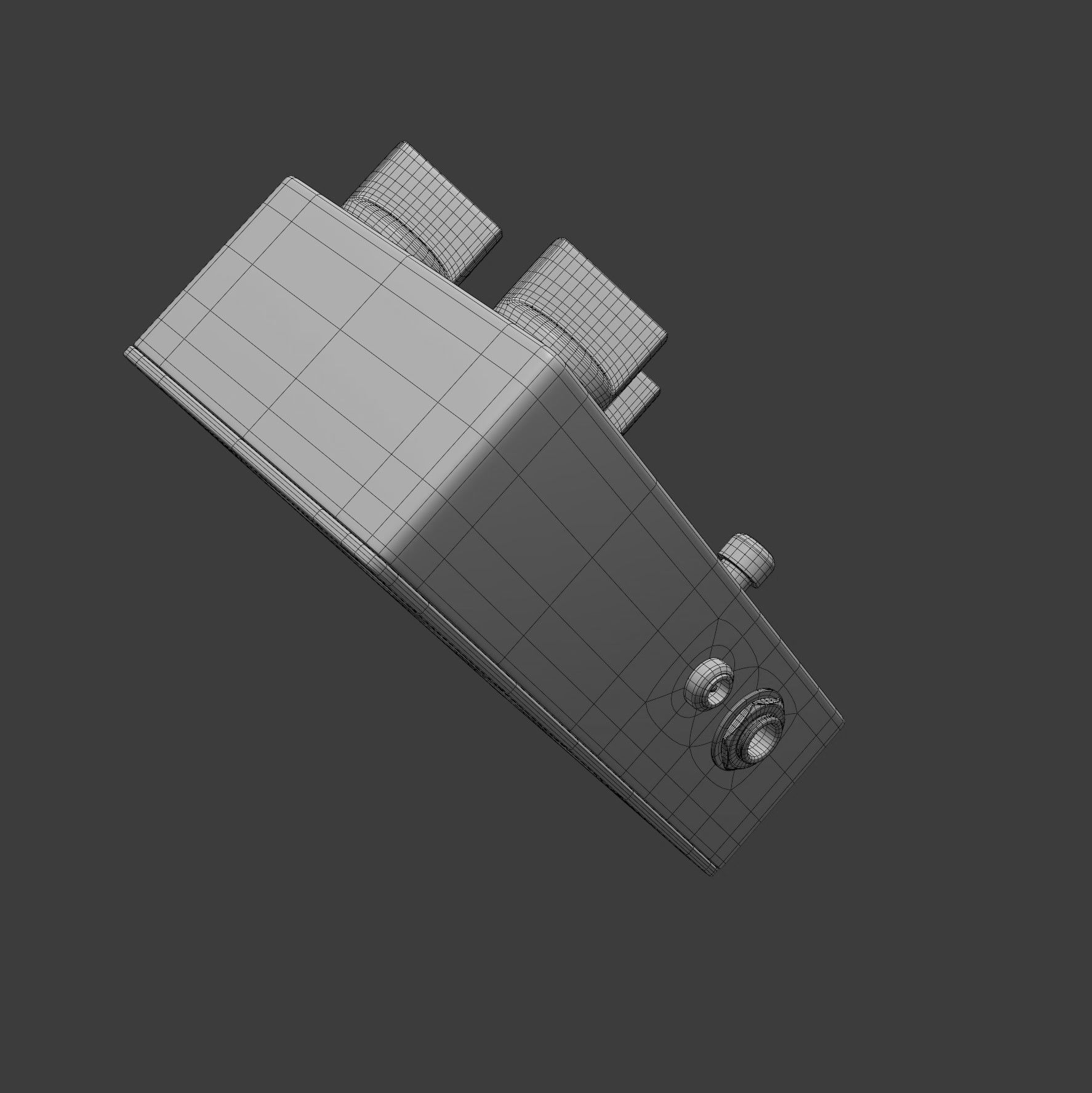 Jam Pedals Delay Llama 3D model_13