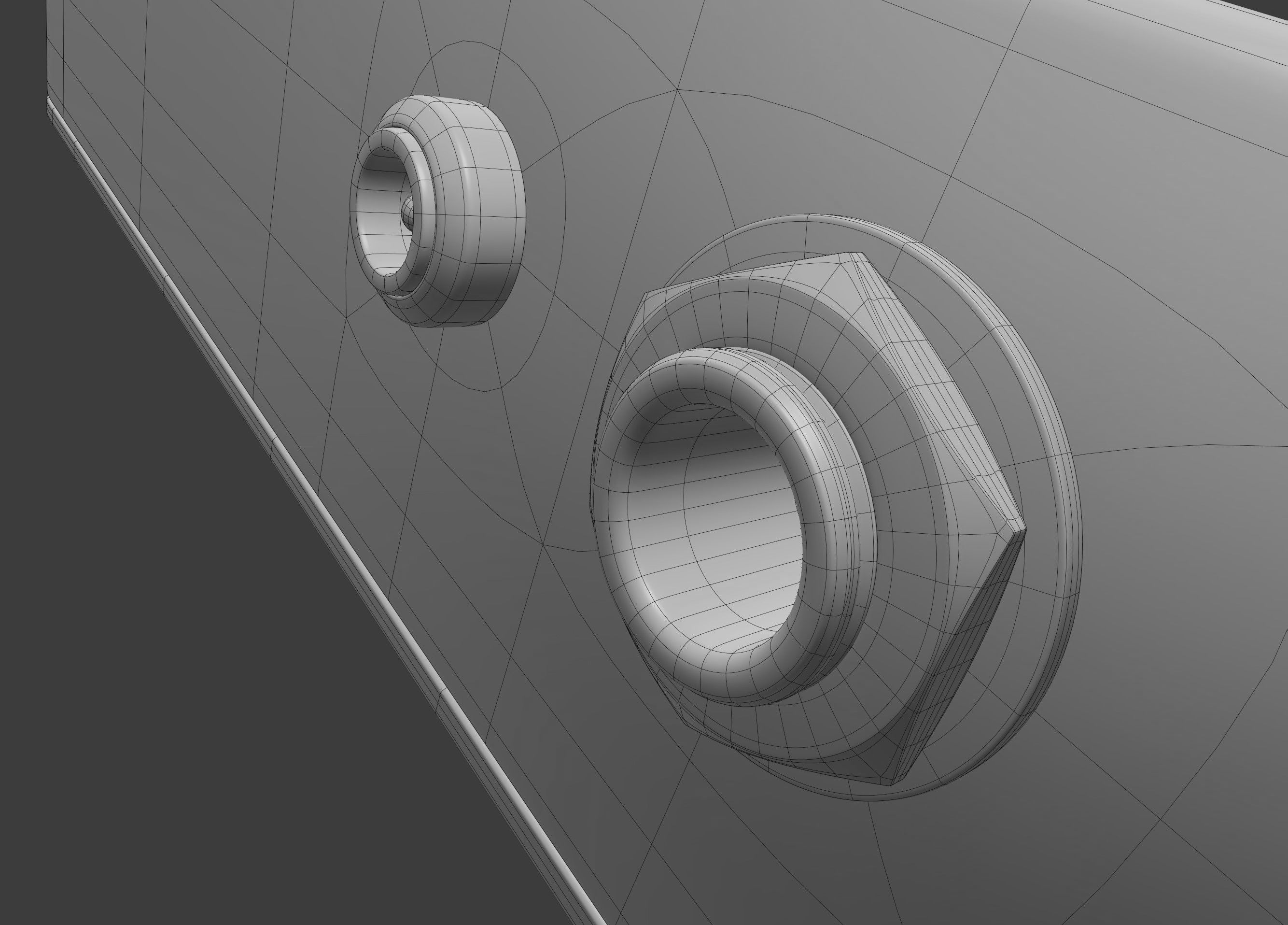 Jam Pedals Delay Llama 3D model_9