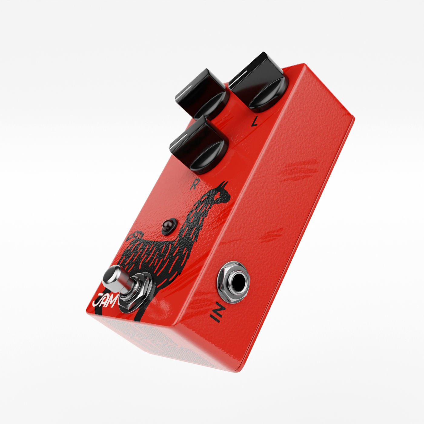 Jam Pedals Delay Llama 3D model_6