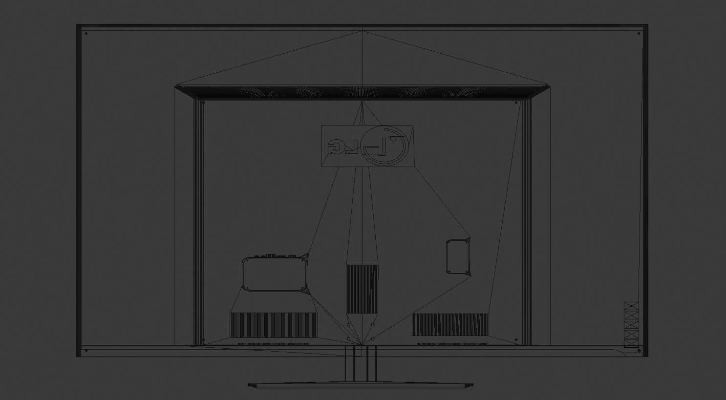 LG Monitor 3D model_15