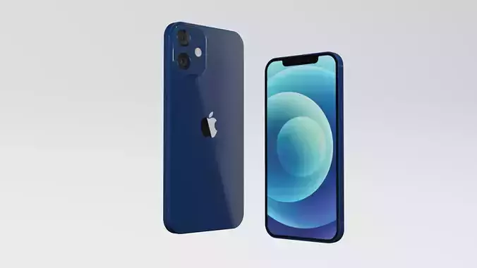 Iphone 12 and Iphone 12 Mini 3D model