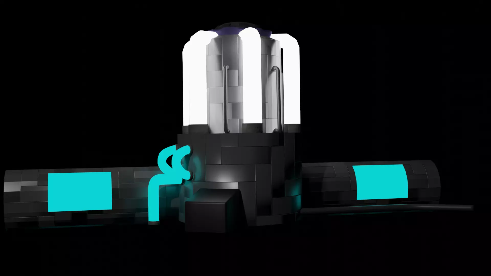 Among Us Reactor Free low-poly 3D model_0