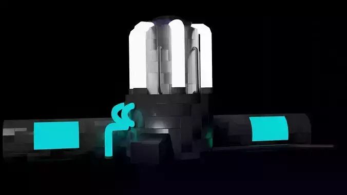 Among Us Reactor Free low-poly 3D model