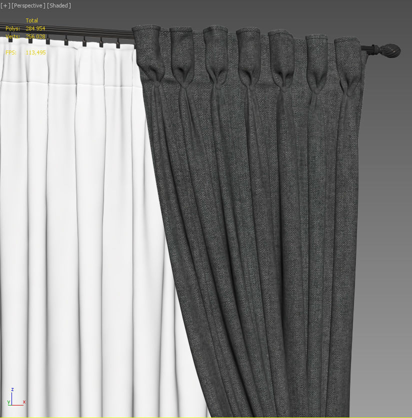 Curtain 15 3D model_2