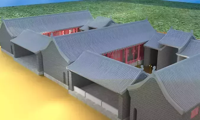 Chinese courtyard house