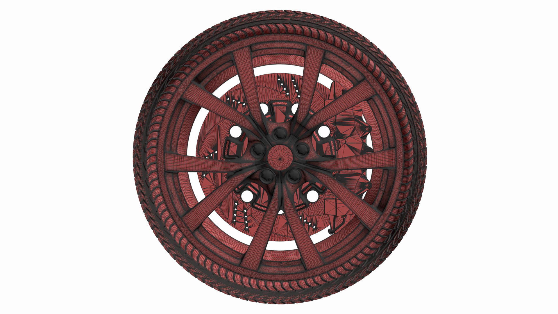 Wheel v6 3D model_10