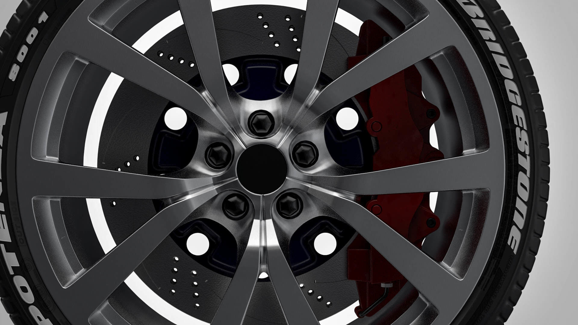 Wheel v6 3D model_7