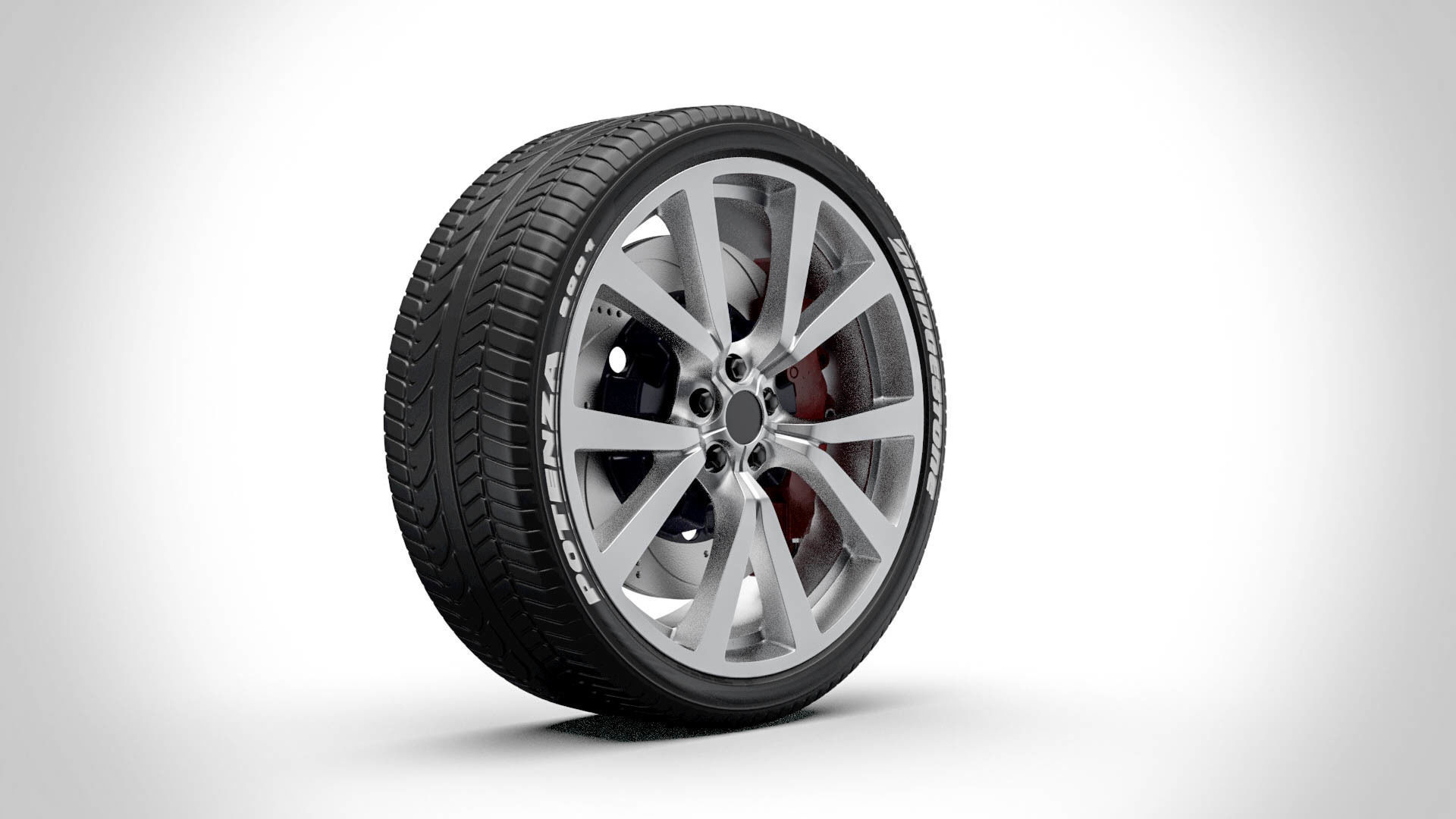 Wheel v6 3D model_4