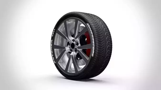 Wheel v6 3D model