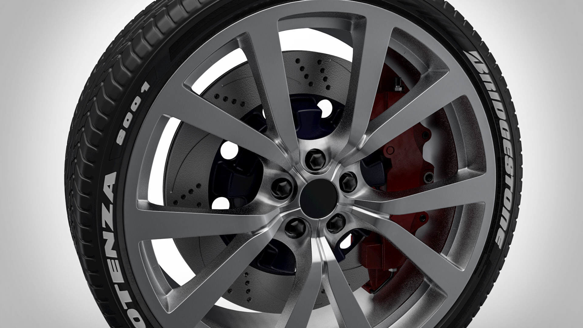 Wheel v6 3D model_8