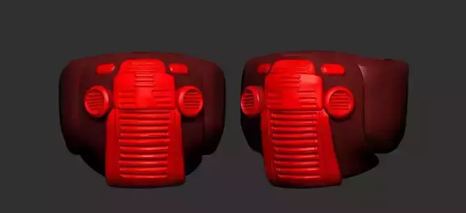 helmet high poly sculpt 3d printable 