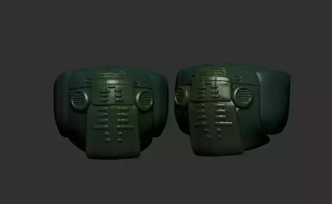 helmet high poly sculpt 3d printable 