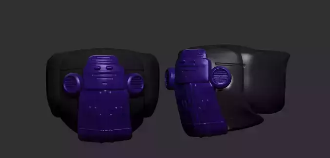 helmet high poly sculpt 3d printable 