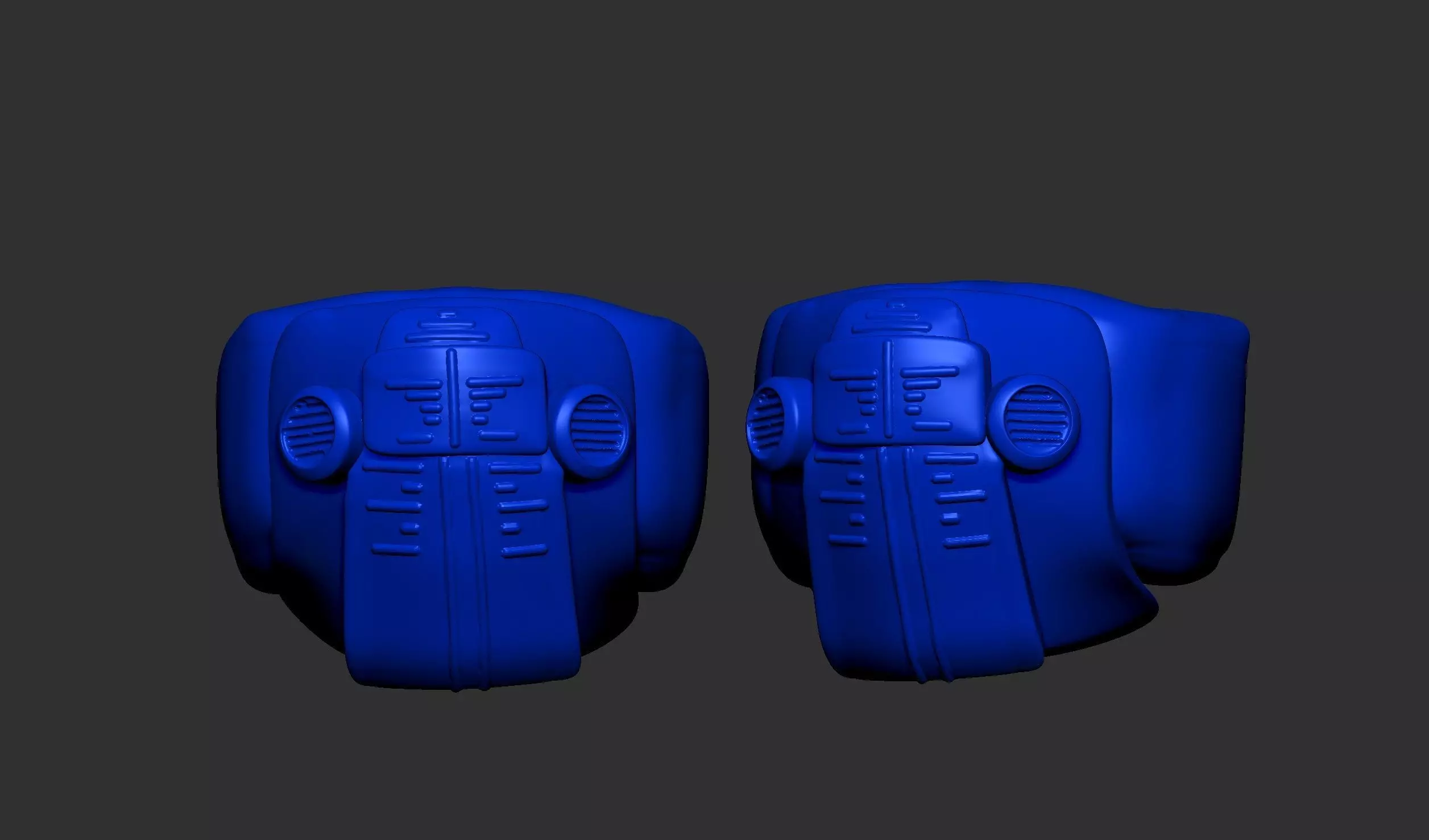 helmet high poly sculpt 3d printable 3D model_0