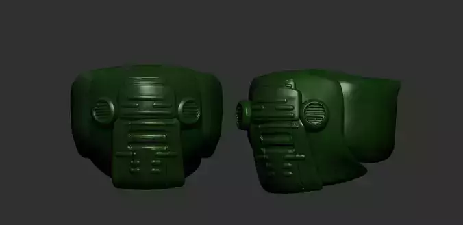 helmet high poly sculpt 3d printable 