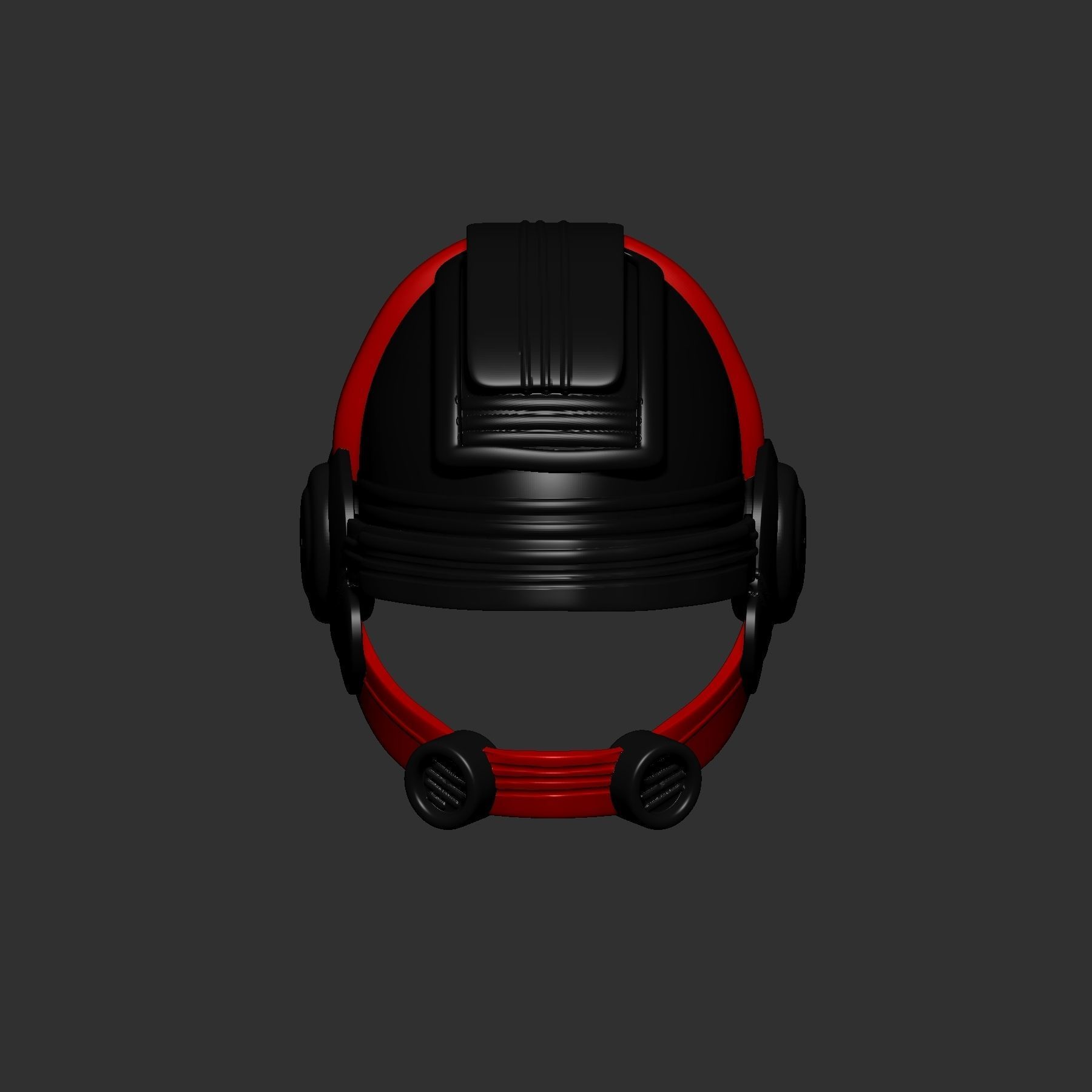 helmet high poly sculpt 3d printable 3D model_2