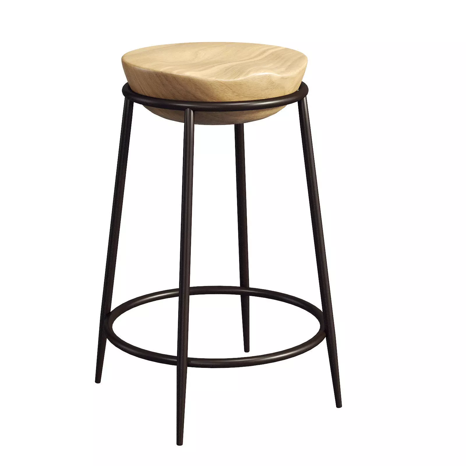 Bar Stool 108 Low-poly 3D model