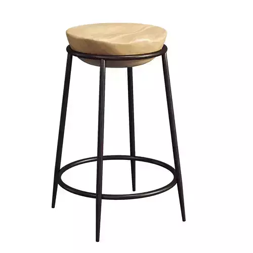 Bar Stool 108 Low-poly 3D model