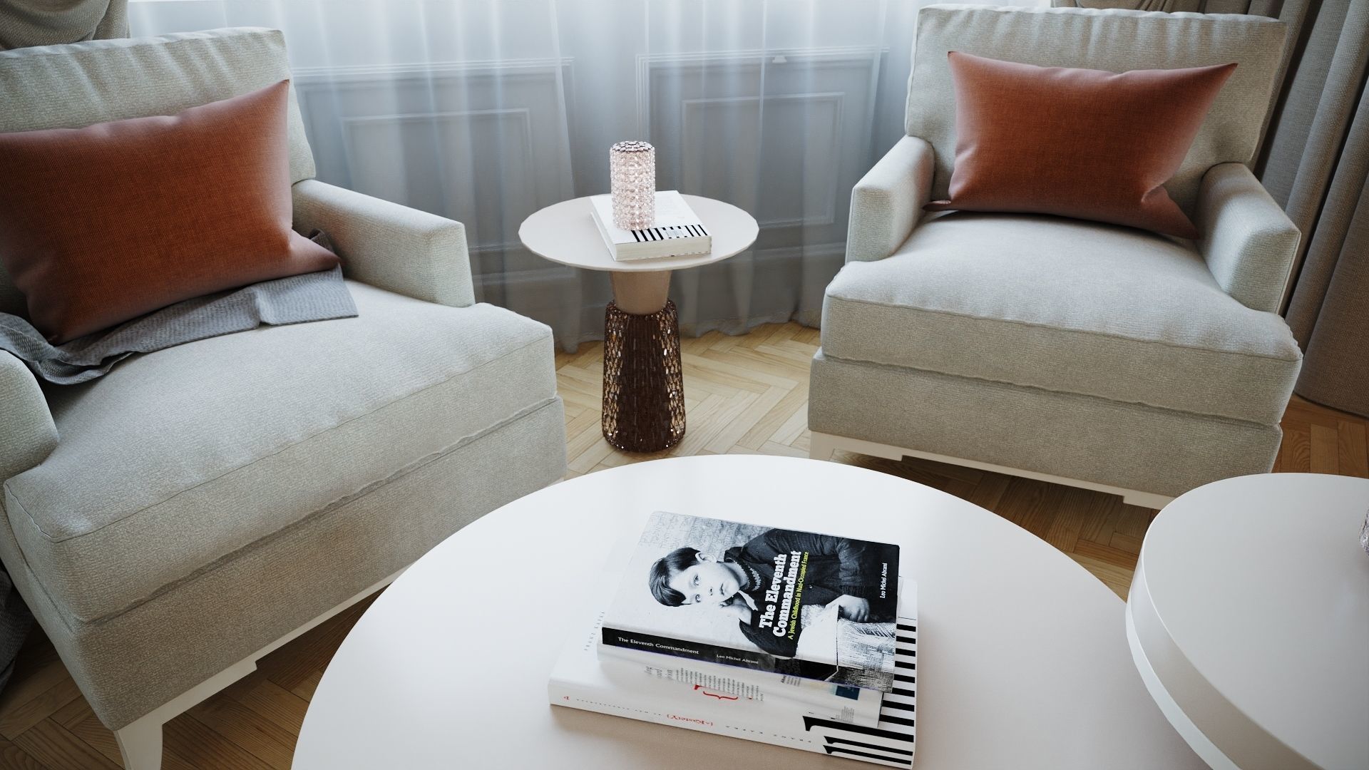 Simple Bedroom  Interior 2 3D model_3