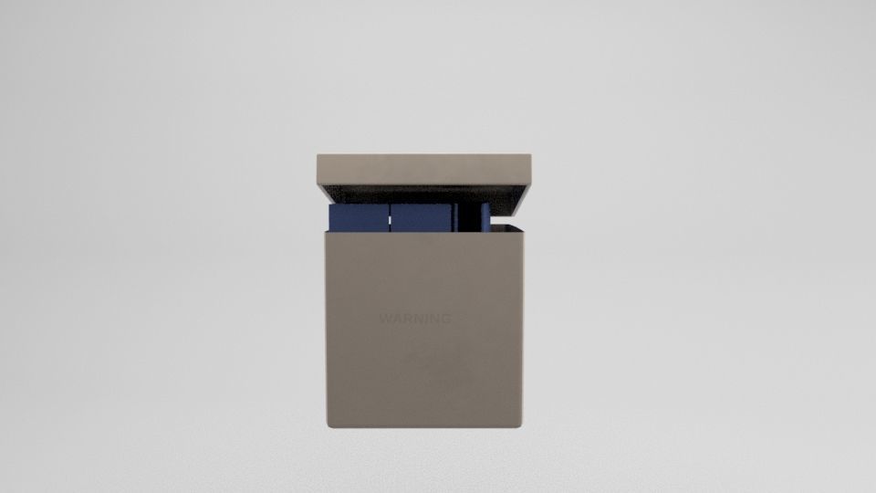 BOX Office Free 3D model_1