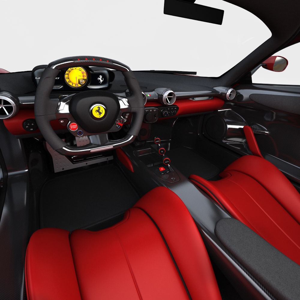 Ferrari Laferrari 2014 3D model_14
