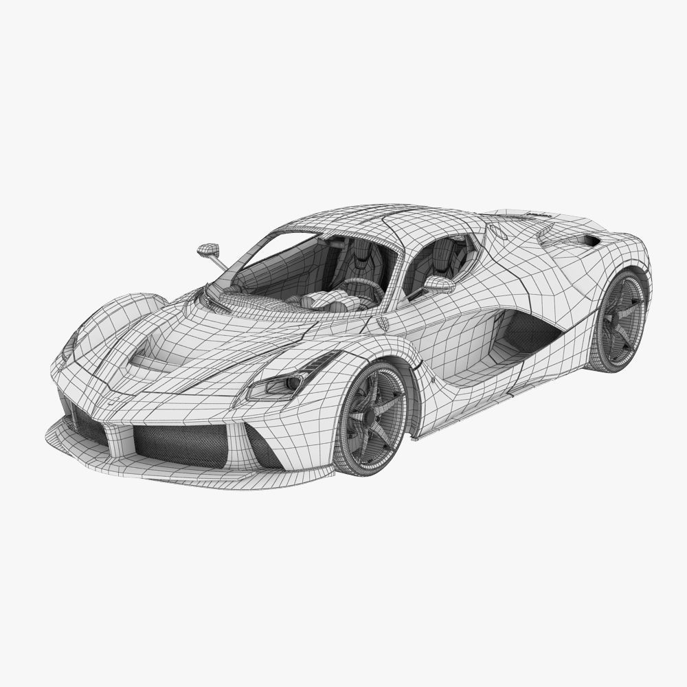 Ferrari Laferrari 2014 3D model_28
