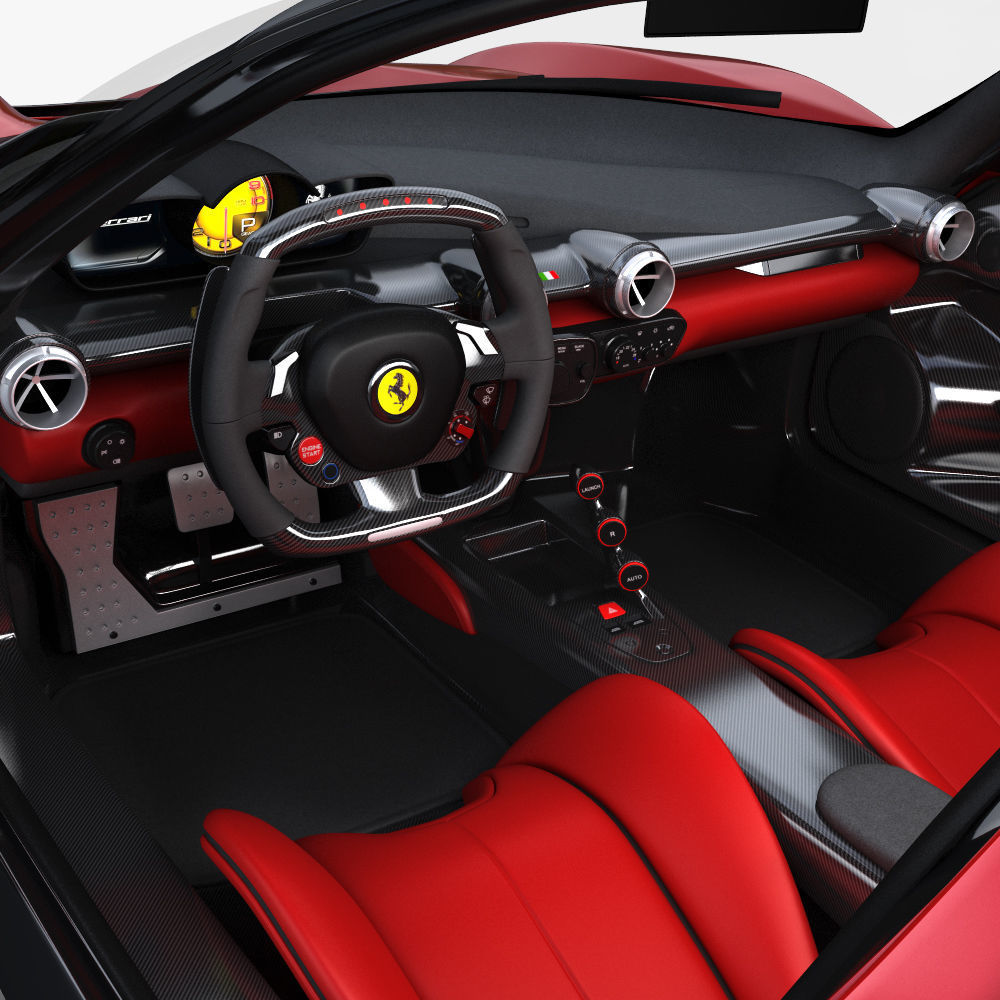 Ferrari Laferrari 2014 3D model_19