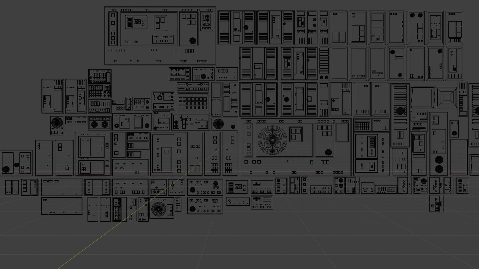 Star Wars Imperial Panels Pack 1 Low-poly 3D model_1