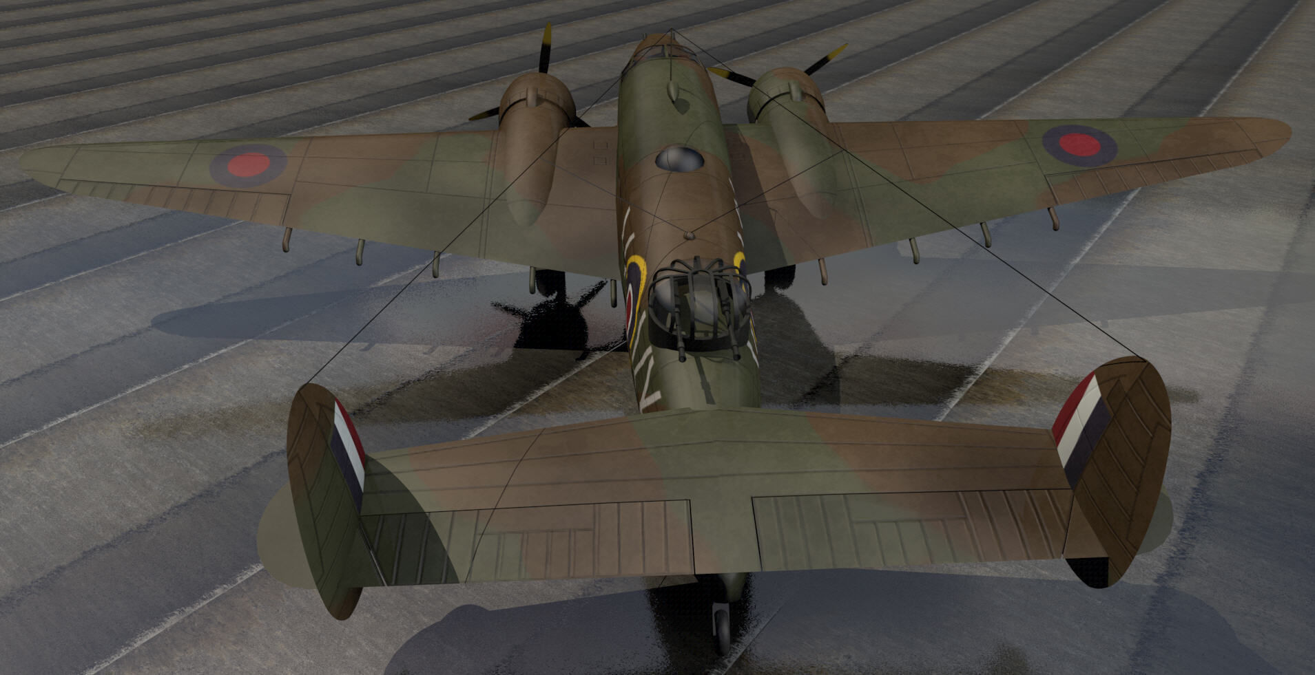 Lockheed Hudson Mk-1 3D model_1