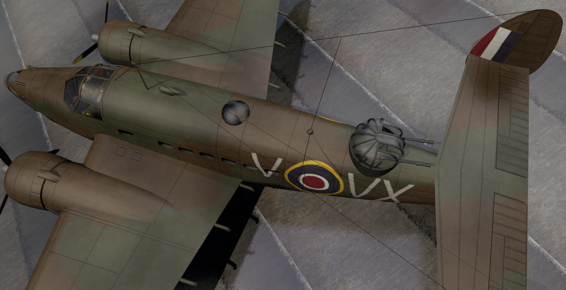 Lockheed Hudson Mk-1 3D model_9