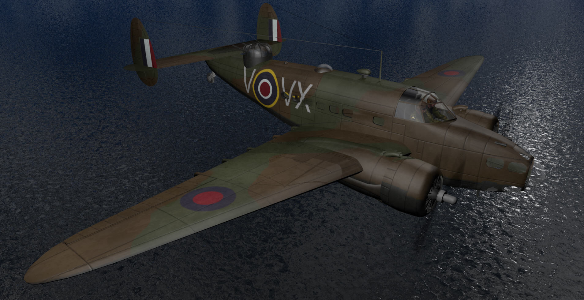Lockheed Hudson Mk-1 3D model_11