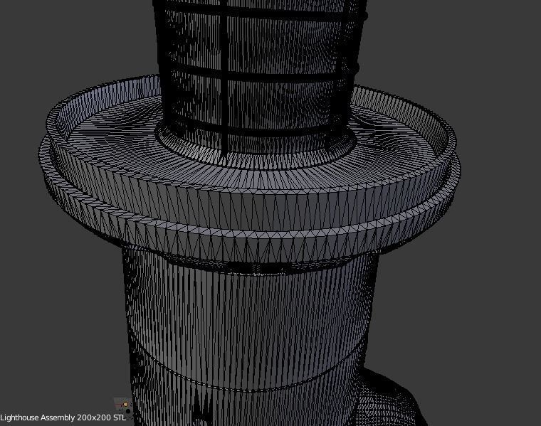 Easy 3D Printable Lighthouse Kit Easy Glueless Assembly 3D print model_33