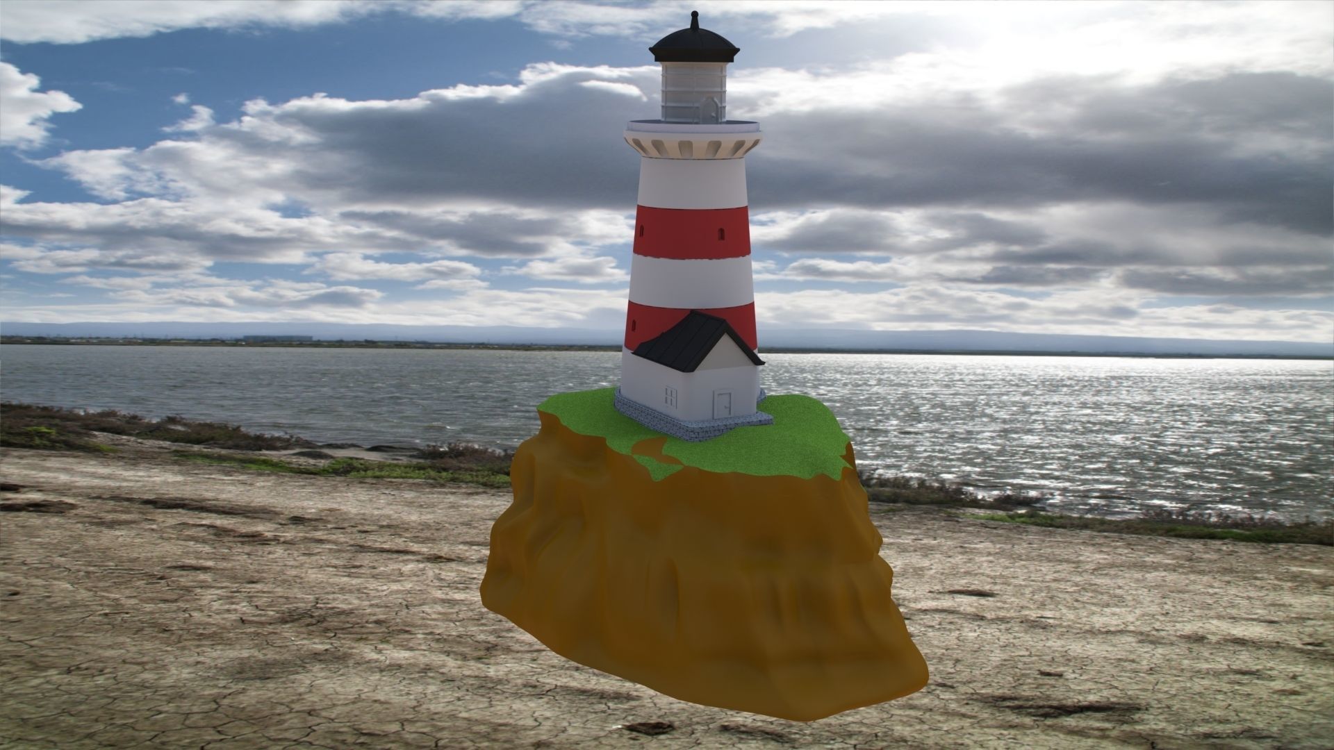 Easy 3D Printable Lighthouse Kit Easy Glueless Assembly 3D print model_6