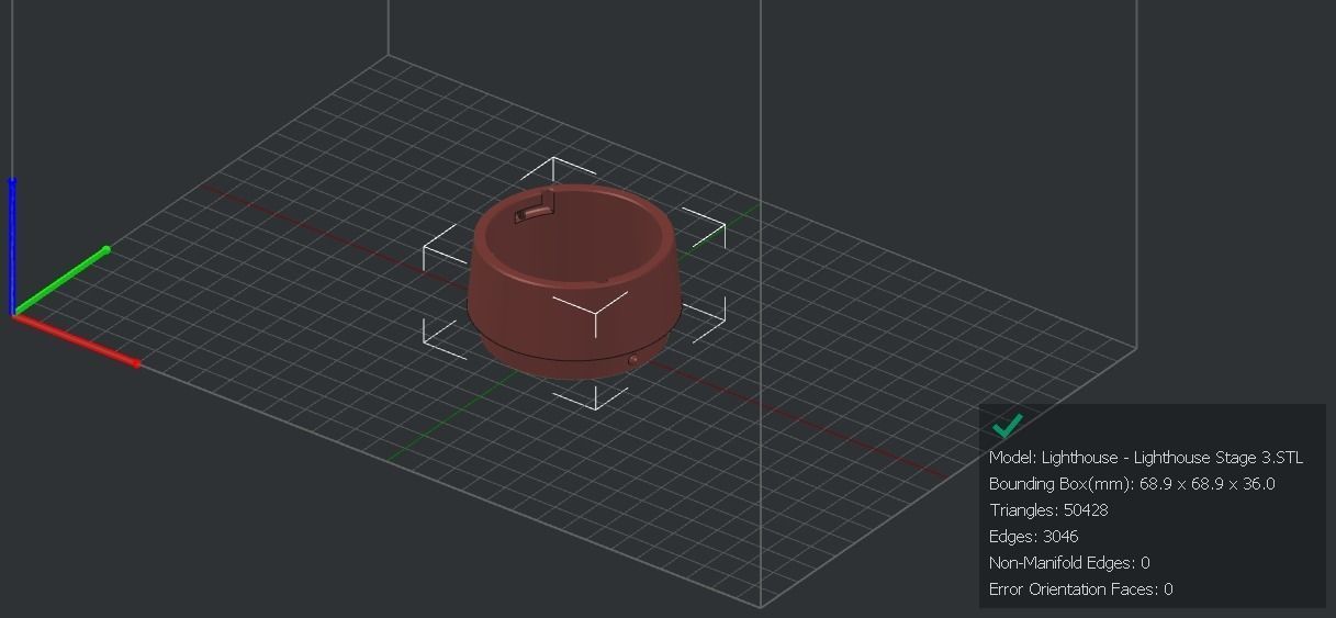 Easy 3D Printable Lighthouse Kit Easy Glueless Assembly 3D print model_22