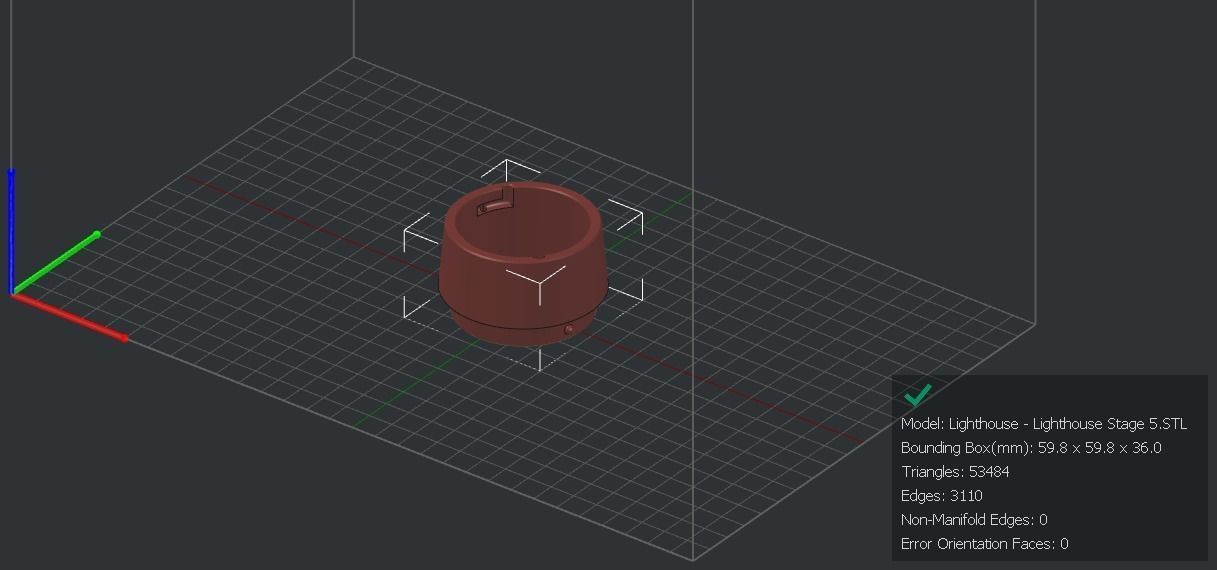 Easy 3D Printable Lighthouse Kit Easy Glueless Assembly 3D print model_24