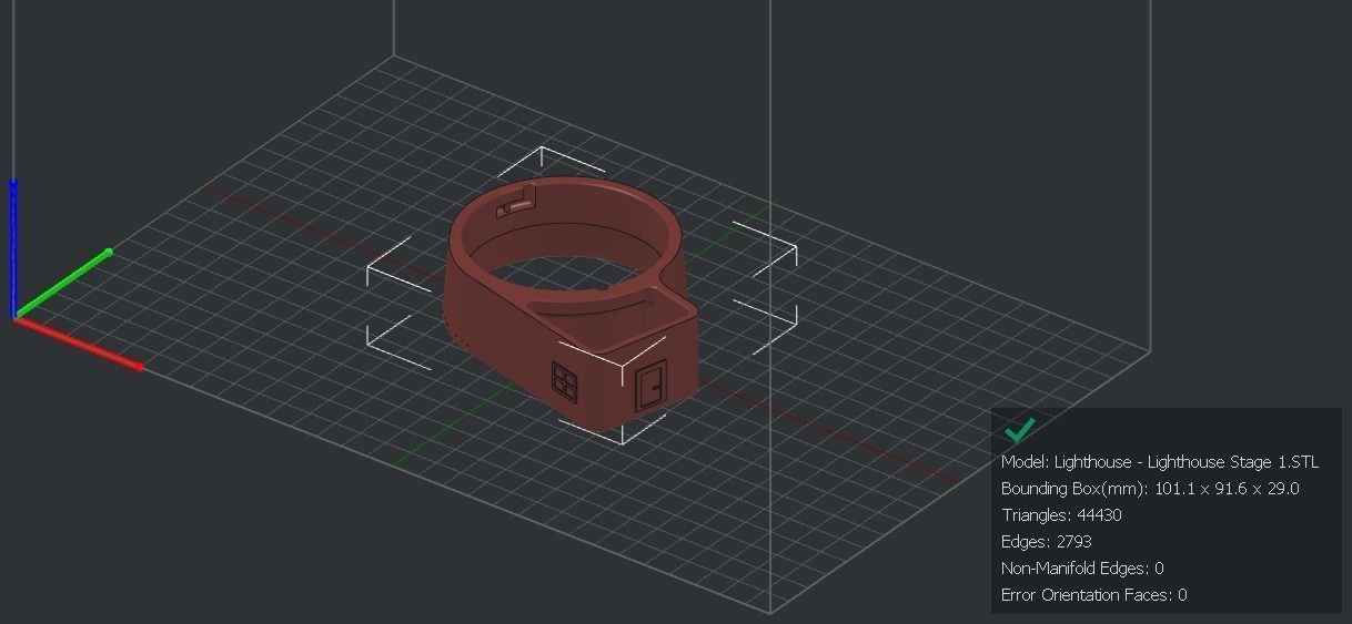 Easy 3D Printable Lighthouse Kit Easy Glueless Assembly 3D print model_19