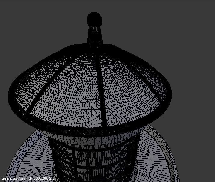 Easy 3D Printable Lighthouse Kit Easy Glueless Assembly 3D print model_34