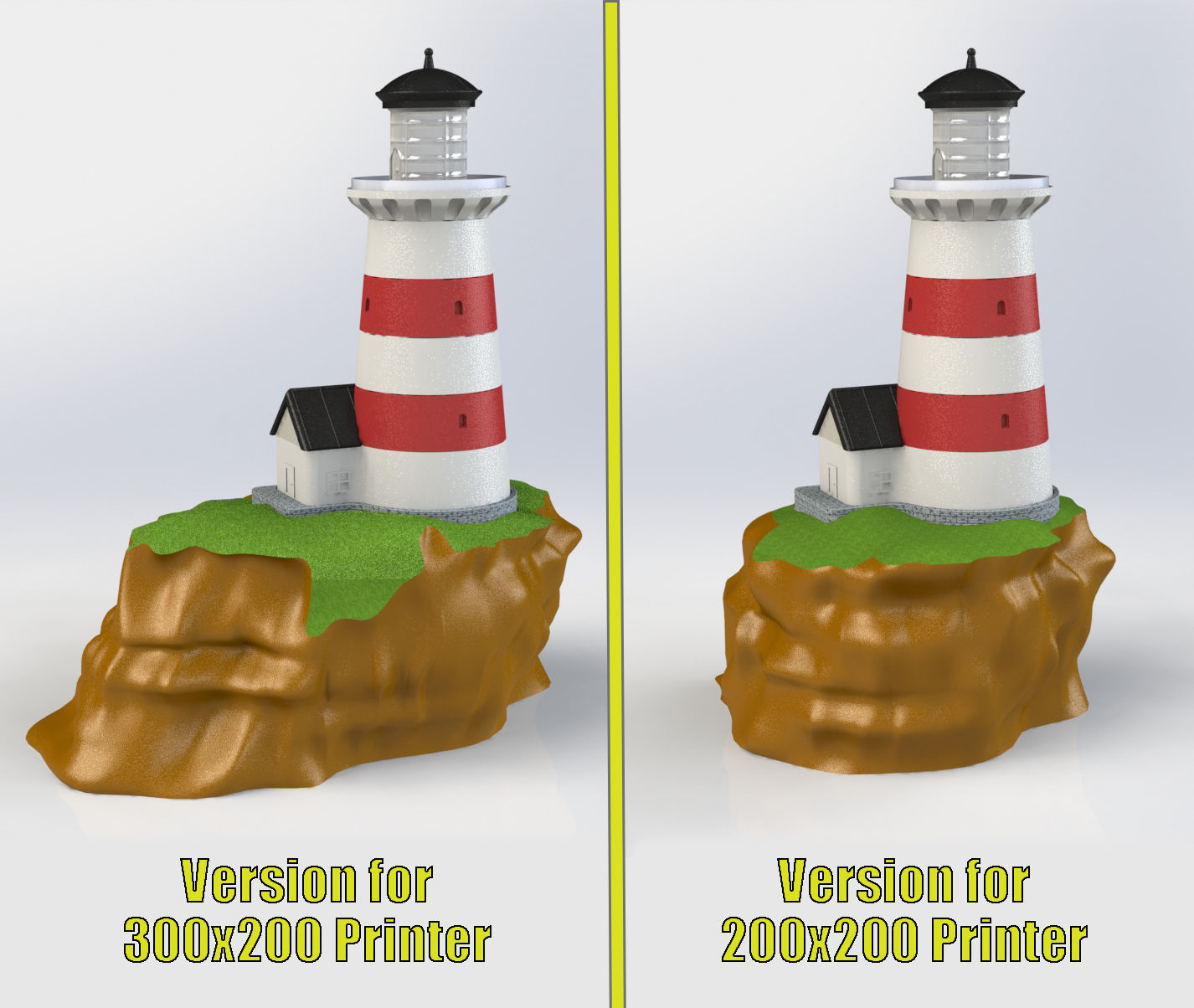 Easy 3D Printable Lighthouse Kit Easy Glueless Assembly 3D print model_5