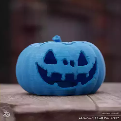 Amazing Pumpkin 002 3D print model
