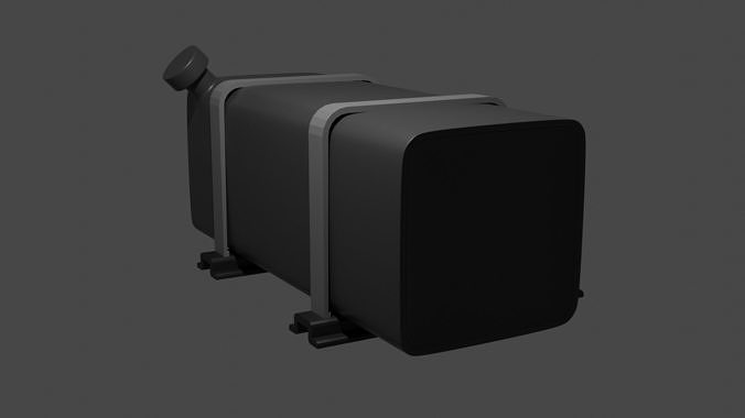 Diesel fuel tank 3D model