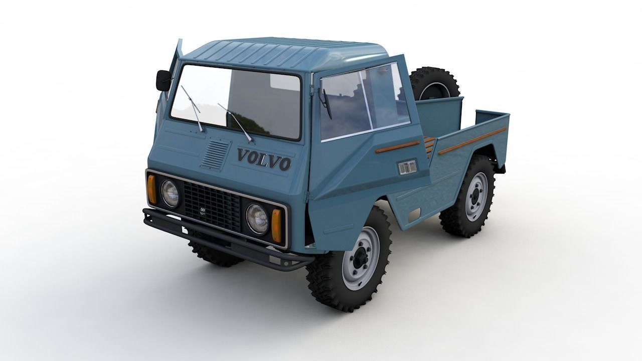 VOLVO LAPLANDER C202 1977 3D Model Collection _2