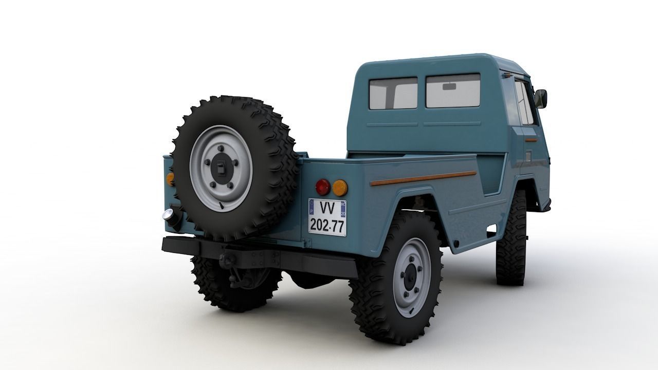 VOLVO LAPLANDER C202 1977 3D Model Collection _18