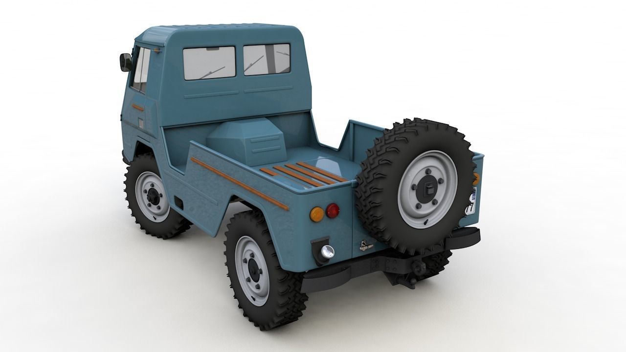 VOLVO LAPLANDER C202 1977 3D Model Collection _21